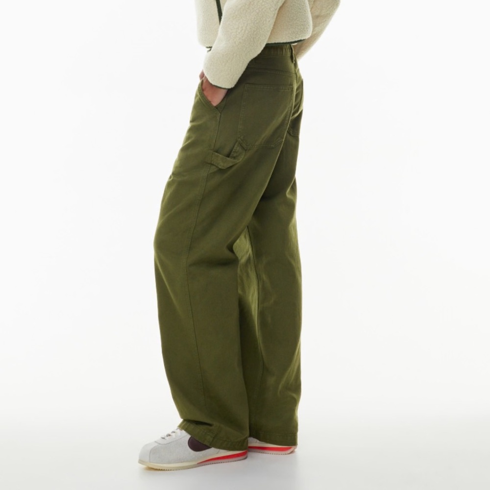 Aritzia TNA Greenwich Pant High-waisted carpenter twill pants utility pants 4